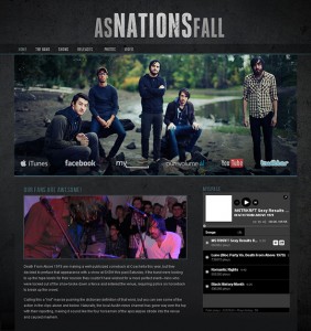 5. Dark & Gritty WordPress Theme