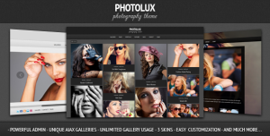 Photolux – Photography Portfolio WordPress Theme