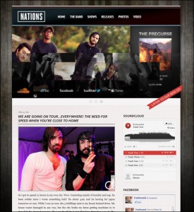 1. Grammy WordPress Theme