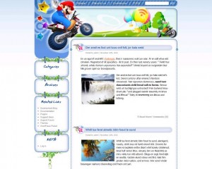 5. Super Mario Land WordPress Theme