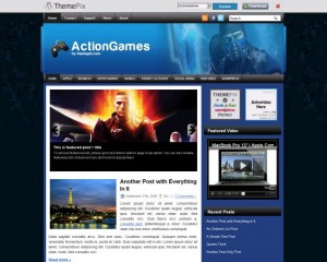 7. ActionGames WordPress Theme