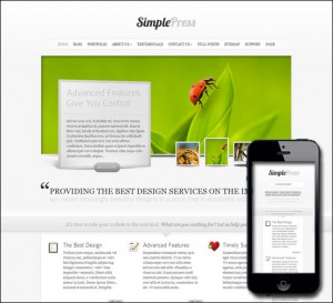 7. SimplePress WordPress Theme