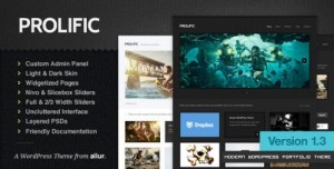 Prolific A Modern WordPress Portfolio Theme