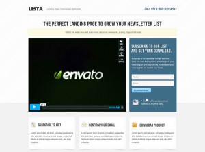 1. Lista Landing Page