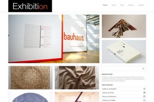 4 Exhibition WordPress Minimal Theme