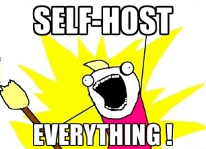 8 Consider self-hosting